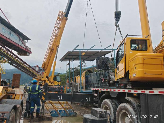 ��϶���ֹ�˾���������ͭ���ʯ����ϵͳ����װ��ʹ��